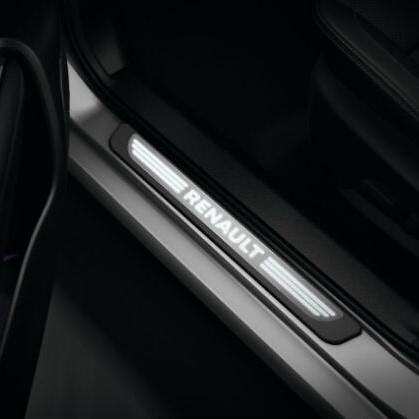 Podświetlane nakładki progowe Renault Koleos- przednie i tylne